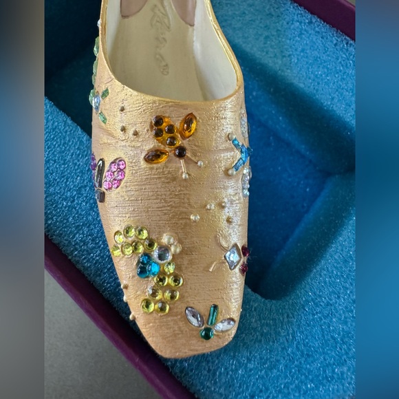 Just The Right Shoe By Raine, Item 25232, Summer Buzz,Yellow, Original Box & COA - Picture 2 of 11